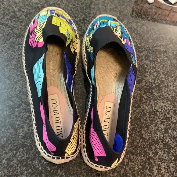 Men’s Emilio Pucci black Capri espadrilles - Picture 3 of 8